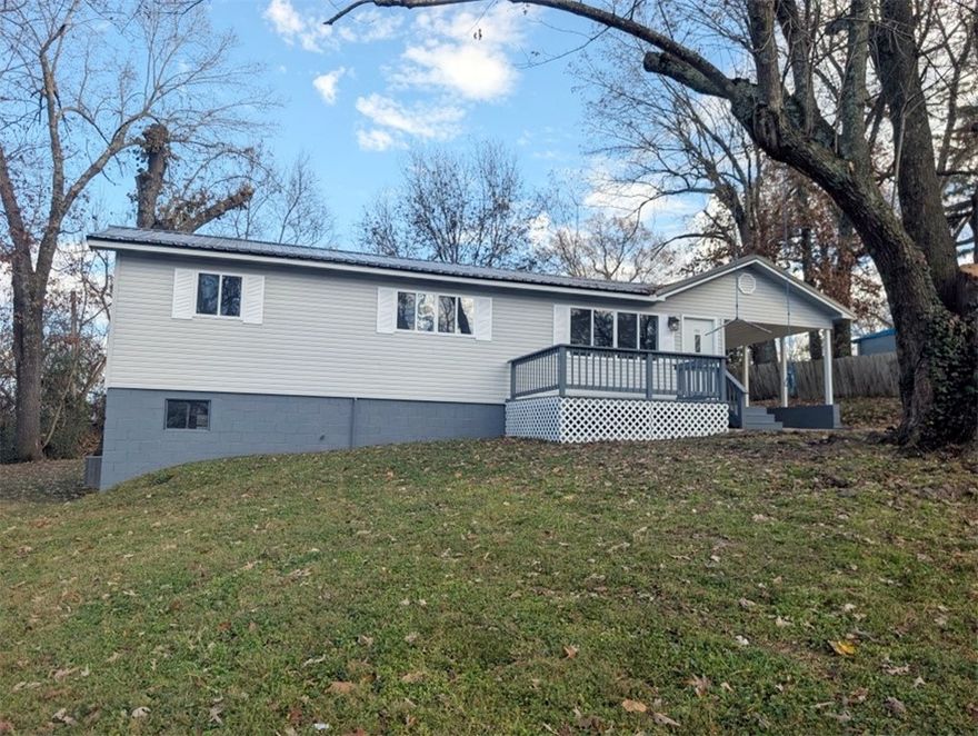 Here's a beautifully remodeled 3 bedroom, 2 bath home boasting an all new kitchen featuring brand-new cabinets, granite countertops, and updated finishes throughout.  Enjoy the peace of mind of a new roof, new siding, new windows & a new HVAC, giving you years of efficiency and durability.  There are many more recent updates too numerous to list.  An unfinished basement provides excellent storage space or the perfect opportunity to create an additional living area. Both bathrooms have been completely remodeled.  This home is move in ready and fully updated—it checks all the boxes.  This one could be the perfect fit for anyone from a first time home buyer to a large family.   All #s are approx, square footage per assessor.