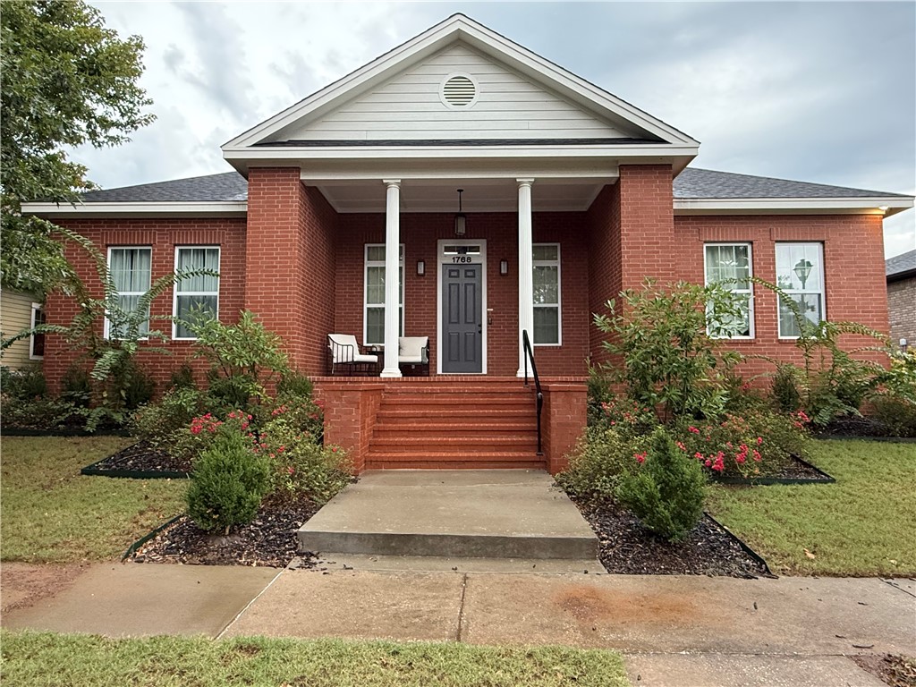 Welcome to 1768 N Best Friend Lane, a beautiful 2023-built home that blends comfort, functionality, and charm in one of Fayetteville’s most desirable neighborhoods.
Step inside to find spacious bedrooms and thoughtfully designed built-ins that add both style and convenience. The kitchen is a true highlight, featuring quartz countertops, soft-close cabinets, under-cabinet lighting, and an abundance of storage and prep space - perfect for everyday living or entertaining. The primary suite offers a retreat of its own with a large vanity that provides generous storage and counter space.
Enjoy the outdoors year-round on the inviting back patio, complete with a wood-burning fireplace and TV hookup. The covered front porch provides peaceful views, ideal for morning coffee or winding down in the evening.
This neighborhood is designed for lifestyle, with tree-lined sidewalks, a private park with a walking trail, and quick access to the Rupple Road bike trail.