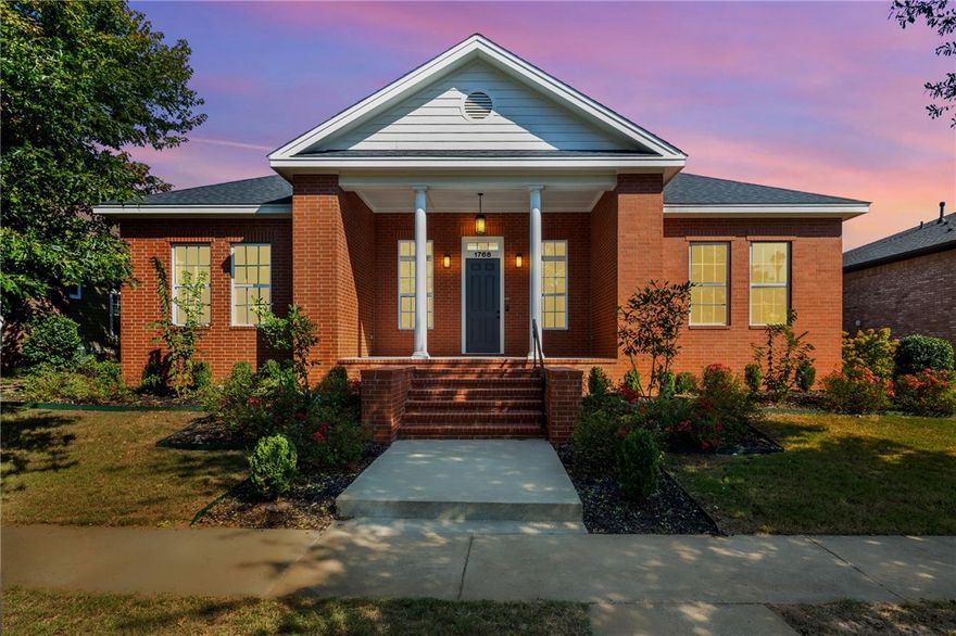 Welcome to 1768 N Best Friend Lane, a beautiful 2023-built home that blends comfort, functionality, and charm in one of Fayetteville’s most desirable neighborhoods.

Step inside to find spacious bedrooms and thoughtfully designed built-ins that add both style and convenience. The kitchen is a true highlight, featuring quartz countertops, soft-close cabinets, under-cabinet lighting, and an abundance of storage and prep space - perfect for everyday living or entertaining. The primary suite offers a retreat of its own with a large vanity that provides generous storage and counter space.

Enjoy the outdoors year-round on the inviting back patio, complete with a wood-burning fireplace and TV hookup. The covered front porch provides peaceful views, ideal for morning coffee or winding down in the evening.

This neighborhood is designed for lifestyle, with tree-lined sidewalks, a private park with a walking trail, and quick access to the Rupple Road bike trail.