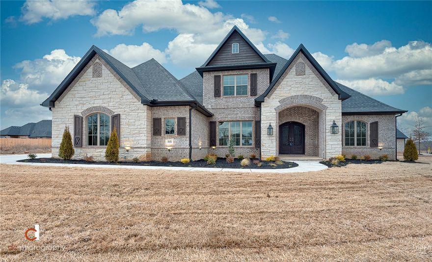 New construction by Capstone Design Build, Inc.! This beautiful 4,588 square foot home has it all! Location, 5 bedrooms, 4.5 bathrooms, full study/office, bonus room, media room, large back porch with grill and fireplace, 3 car garage, and so many quality upgrades and built-ins throughout! Entertain in the open living and kitchen area, as well as enjoy your large .42 acre lot in this wonderful new phase/subdivision.