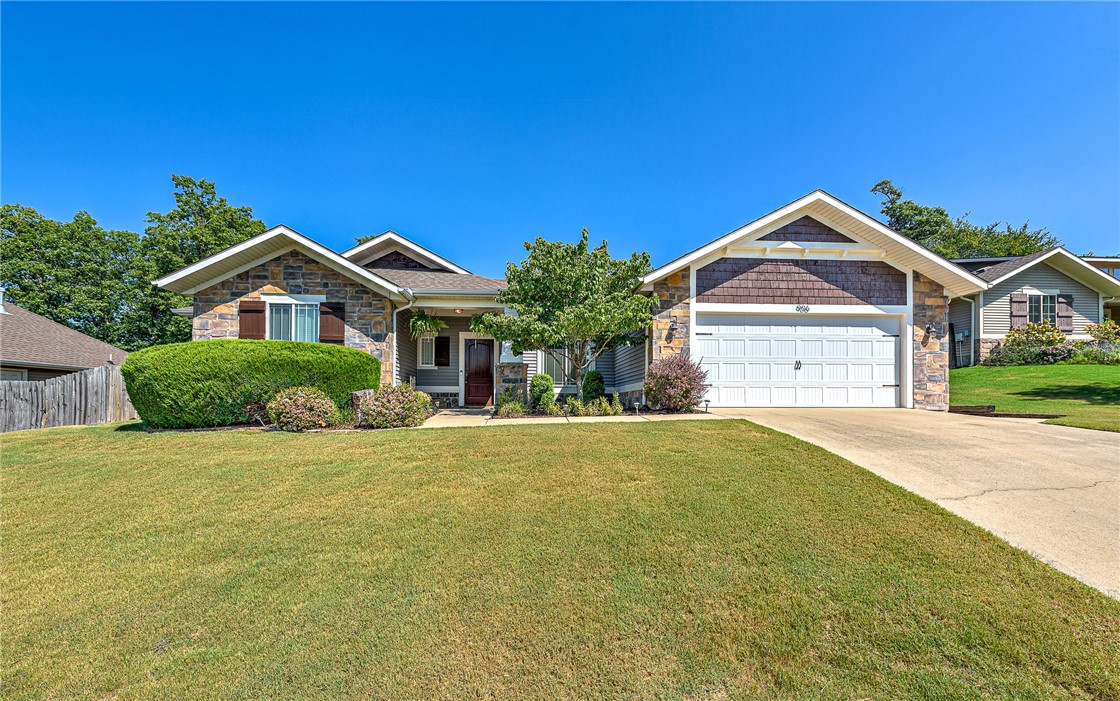 AMAZING 3 bedroom, 2 bath home on the market in Cave Springs! Zoned to Bentonville schools and close to so much that NWA has to offer. This house has all of the designer touches including: built in shelving in the dining area, wood floors throughout, custom designed closet in primary, large open living area, upgraded kitchen, custom light fixtures, and much more. Enjoy the mornings and evenings relaxing on your screened in back patio, as well as working on projects in the workshop. Move in to your new home in time for the holidays!