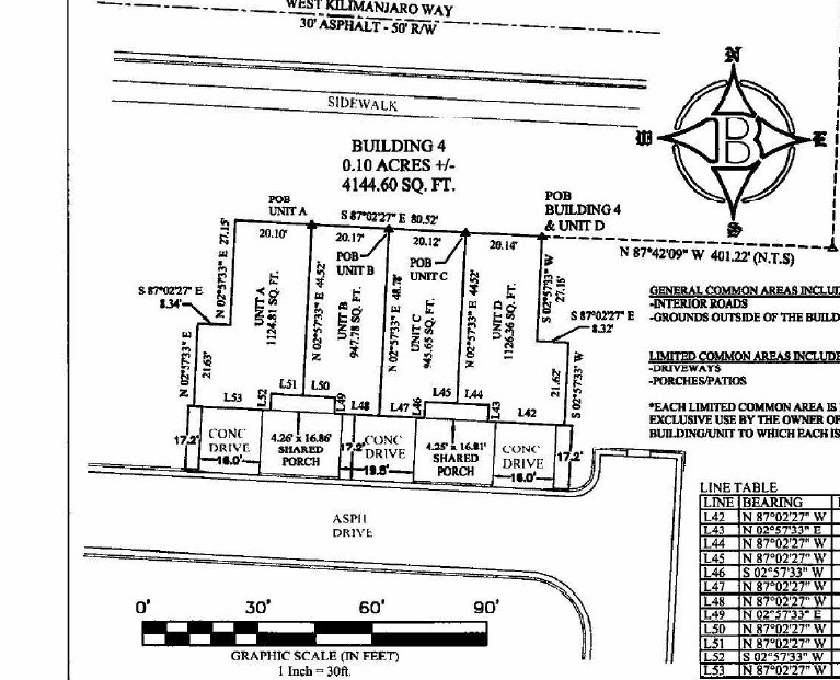 QuadPlex in Shadowbrooke at the Peaks Subdivision