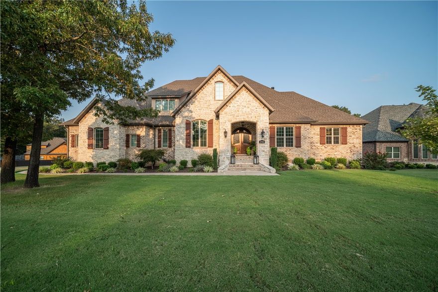 This exemplary estate is situated on .89 acre lot. Residence features 4 en-suite bedrooms, formal dining, eat in kitchen, study, large living rm, Gourmet kitchen to include commercial size fridge and freezer, 6 burner gas cook top, pantry, butlers pantry w/ ice machine & wine cooler, commercial sliding doors the length of the home. Spanning over 3 levels with 2 bedrooms on main level, One on 3rd level and the other on the lower level. Owners suite has black out shades for sliders and all windows on back of the house are tinted for efficiency. Master Bath includes an enormous shower w/ double heads & a rain shower, jetted tub, his/her vanity sinks, & his/her closets. Your guest will be impressed w/the entertaining options in the home. On the lower level you will find a fully equip gym, full bed/bath, Theater room, massive bar w/custom built-ins, & a sauna w/ infrared light therapy. Further enhanced w/ a resort style pool & spa, 3 levels of connection patio & deck the length of the home. See attached amenity list