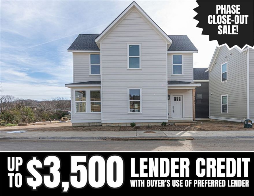 $3,500 LENDER CREDIT offered with buyer’s use of builder’s preferred lender - Use towards rate buy-downs or closing costs! (OPEN HOUSES hosted @ MODEL HOME: 1015 N Laramie Heights) Welcome to Southern Woods! A Trailside Community at the base of Centennial Park 2022 Top Outdoor Facility Rating) Location offers access to miles of trails, greenspaces w/ paved pathways, & bicycle stalls, min away to shopping, food, I-49, & U of A campus! 3 BEDROOM PROW COTTAGE floor plan feat: a covered front porch w cedar post, open concept 1st floor w 9’ ceilings, half bath, LVP floors, & Lshaped kitchen w 3cm granite counters, tiled backsplash, center island w sink, stainless steel appliances! Main floor primary bedrm w/ ensuite bathrm! Upstairs 2 more Bedrms w private ensuites & laundry rm! Main floor back deck! POA $35/mo incl lawn mowing! Join this community in a premier location today!