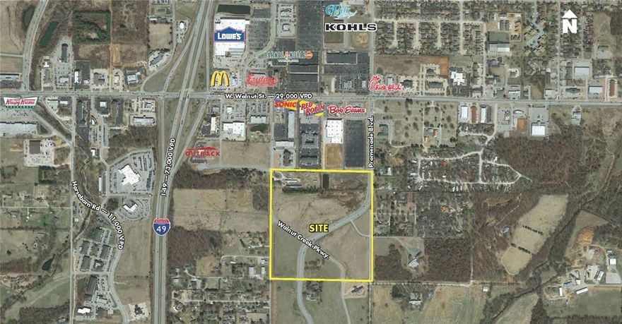 Great location between New Hope Road and Walnut in Rogers.