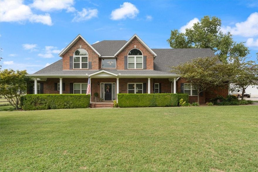 This 3,564 sq ft brick home sits on 1.54 acres and offers space, comfort, and numerous upgrades. Inside are 4 bedrooms, 3.5 baths, and a dedicated theater room with projector, screen, blackout curtains, and attic storage. The primary suite includes a FEMA-rated storm shelter. A whole-house water filtration system has recent improvements.

Upgrades include spray foam insulation, a floor safe, a hidden tunnel to the media room, new windows (2021), roof (2020), duct cleaning (2022), and Wi-Fi belt-drive garage door openers (2022).

Outdoor features include a 30’x50’ shop, climate-controlled 30’x15’ she-shed, 24’ above-ground pool with new pump (2024), and utilities ready for a greenhouse. Well water is in place with approval for a tap to Bethel Blacktop Road, plus an asphalt drive, septic system, abundant storage, and a grill that conveys—making this home truly move-in ready