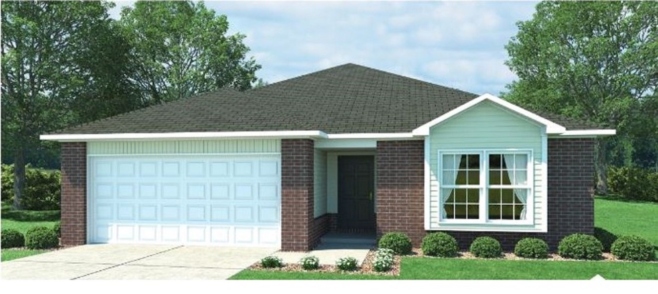 3 bedroom 2 bath home with 1366 sq ft of living space. Covered patio, eat-in kitchen, 2 car garage.