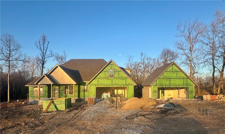 Discover the perfect blend of space, freedom, and privacy with this beautiful 5-bedroom home situated on 1.78 acres—ideal for anyone seeking room to breathe. Inside, enjoy an open and functional layout featuring quartz countertops, a large kitchen island, and an oversized 9x9 pantry with unbeatable storage. With five total bedrooms, including one that can easily serve as a home office, this floor plan adapts to your lifestyle. A private upstairs bedroom with a full bathroom is perfect for guests, multigenerational living, etc. Bring your hobbies, equipment, or extra vehicles—there’s plenty of room with an attached 2-car garage plus a detached 2-car garage that makes an excellent workshop or storage building. Outside, the spacious 1.78-acre lot provides endless possibilities: build a garden, add a pool, or simply enjoy peaceful country evenings. This property offers the independence and quiet setting you’ve been looking for—without sacrificing modern comforts and convenience.