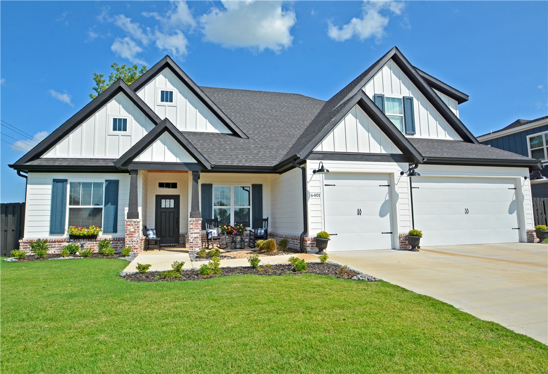 Like New Model Home! This was the model home for the subdivision. Has many upgrades including: cabinets to ceiling, extra built-ins, wood floor in kitchen, shiplap, floating shelves, blinds, fence, and custom trim/wood work. Primary suite downstairs along with bedroom 2 and a full bathroom. Upstairs has bedrooms 3,4, bonus room, and full bathroom. Best location! Just around the corner from Janie Darr Elementary school and the brand new Mt Hebron Park!