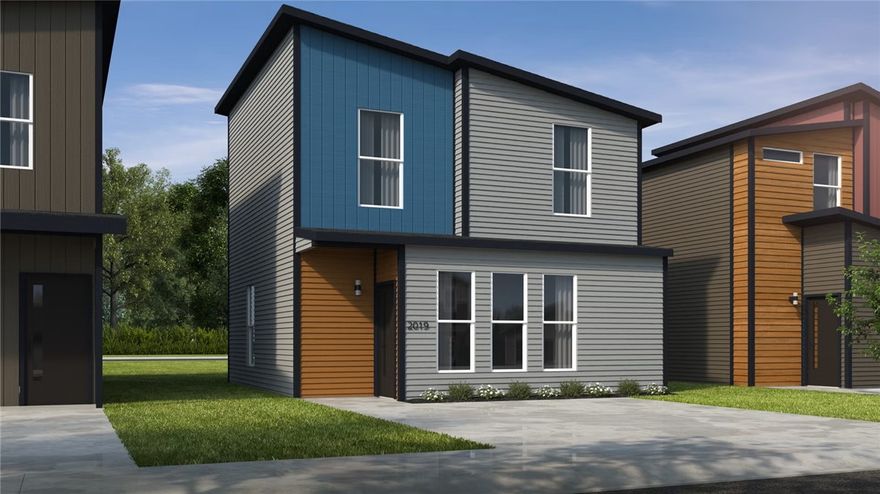 The 1100 Bungalow floor plan is a 2 bed, 2 1/2 bath 1100
square foot home that provides a safe, modern, and
tranquil place for buyers to call home. LVP flooring and
carpet in your home with durability and style. Created
with the first-time homebuyer or savvy investors in mind,
residents can be situated within walking distance of
exciting neighborhood amenities, premier school districts
and downtown life in Northwest
Arkansas. Taxes subject to change based on new construction.