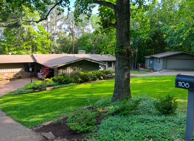 Mt. Sequoyah Mid Century Modern Classic! These don't come available very often! Built in 1964 with an addition in 1978, this beautiful home has had major renovations completed - new roof, heat & A/C systems, water heater, kitchen appliances -all updated in recent years. 2 fireplaces, 2 living areas, potentially 2 master bedrooms, hardwood floors, pantry, 450 sq ft heated and cooled workshop area. Fresh Paint! Enjoy winter views and summer privacy.