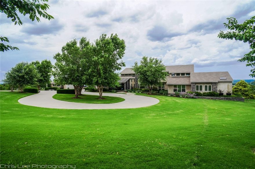 One of a kind contemporary home with exceptional views! Enjoy relaxing salt water, gunite pool while taking in the views. Abundant storage & windows through out, amenities galore! Kitchen made for a chef w/ Thermador Gas Cook top & Vent. Sub Zero,Refrigerator, warming drawer, double ovens. Seating at Kitchen Island, w/ built in wine storage. Raised sinks in baths, along upgraded walk in showers. Detached 2 car garage w/workshop, multiple living areas.