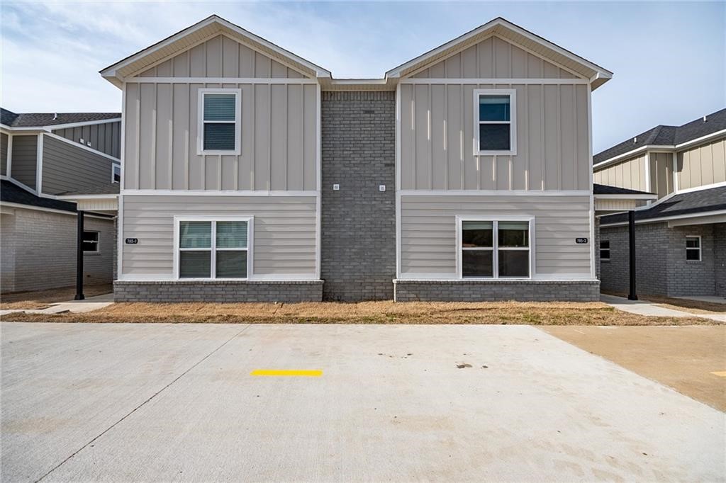 New construction duplex. Each side has 4 bedrooms and 4.5 baths. All bedrooms ensuite. Walk in closets. Main level has open plan with 2 car garage, half bath, Large living room, eating area and kitchen with island. All appliances included. Trail right outside your front door.