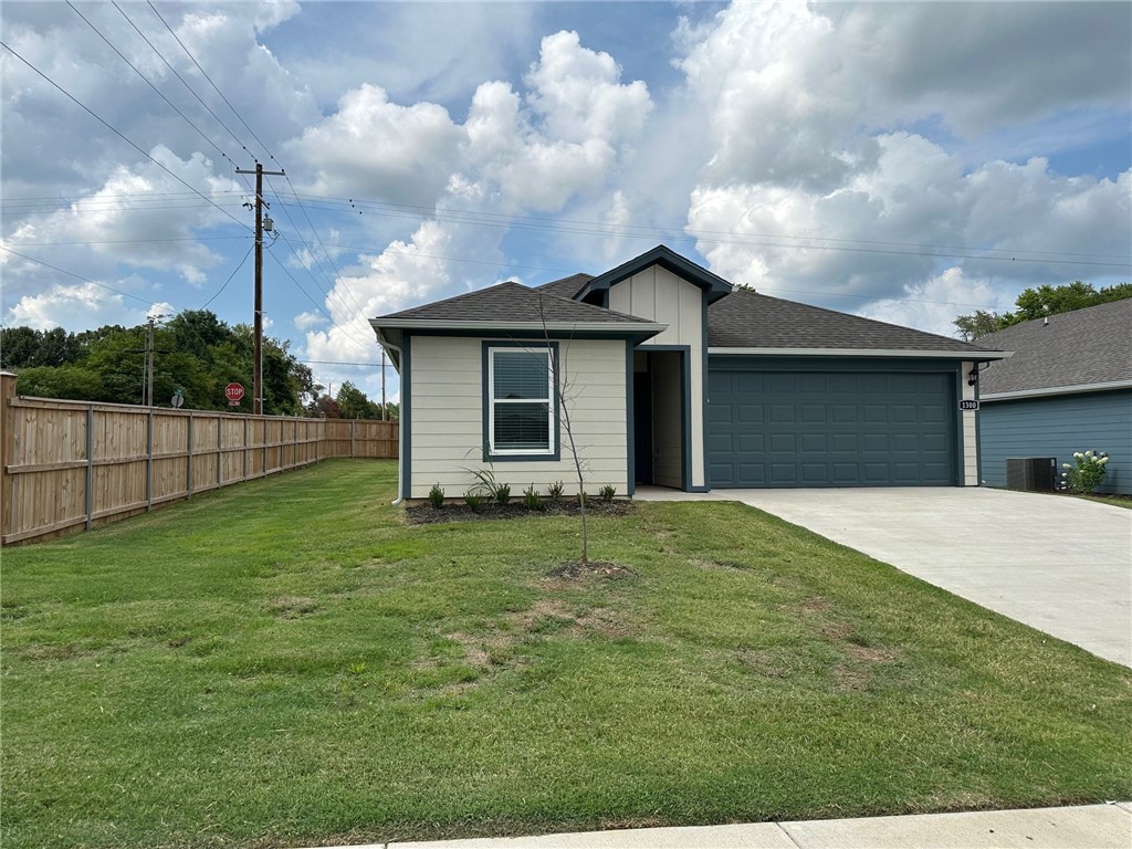 Caden Floorplan. We are excited to announce Main Street Village, located in Gentry, Arkansas! New construction homes! Wonderful plans featuring quartz counter-tops in the kitchen with stainless steel appliances, and a walk-in pantry. Programmable Wi-Fi thermostat! Luxury Vinyl Plank throughout. The primary bedroom is a luxurious retreat featuring dual vanity sinks with quartz countertops, walk-in shower, and spacious walk-in closet! Covered front porch and rear patio. Homes are complete with a landscape package, garage door opener. 4 Sides LP Smart Siding with 50-year warranty. Taxes TBD.