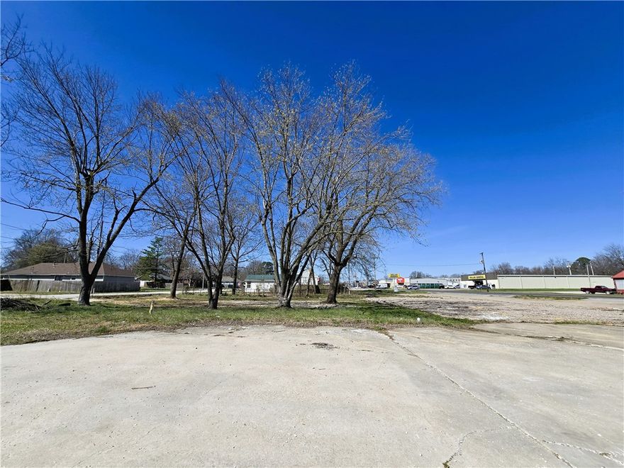 Prime commercial opportunity in the heart of Lincoln! This property offers approximately 250 feet of highly visible Hwy 62 frontage, making it an ideal location for a wide range of business ventures. The property consists of four separate parcels being sold together, providing flexibility for development or investment. A residential lot that is 50 feet wide is located at the rear of the property along E Rogers St, and an additional 130 feet of frontage along E Rogers St may offer potential for residential use, subject to approval. With limited availability of Hwy 62 frontage in this growing area, this is a rare chance to secure a high-visibility location with strong investment potential.