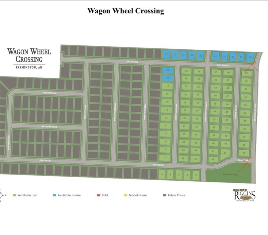 Wagon Wheel Crossing. Beautiful 3 bed, 2 bath home boasts, LVP wood flooring in the living room, entry, kitchen, breakfast nook, dining room and master bedroom. Granite counter tops, stainless steel appliances, low e windows, and covered back porch. Privacy wings, gutters, and blinds, Limited one year warranty is also included.