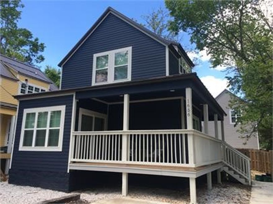 Cozy 2 bed, 1.5 bath cottage in Fayetteville. Great location close to the UofA and downtown! Unit comes partially furnished. This house has easy-care plank flooring, full-size refrigerator, gas cook stove, dishwasher, microwave, washer and dryer. Kitchen overlooks dining area with an awesome covered porch just off the dining room. Living room offers built-ins around the gas fireplace. Tenant occupied until 6/30/25