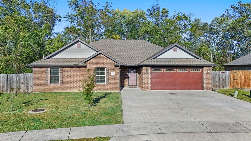 Beautifully maintained 4-bedroom, 2-bath home in the desirable Millers Meadows subdivision of East Fayetteville! This inviting home features a spacious split-level layout, offering privacy between the primary suite and 3 additional bedrooms. New flooring installed in all bedrooms (Oct 2025)— no carpet throughout! The kitchen boasts granite countertops, plenty of counter space, and updated stainless-steel appliances including a new stove and microwave (2025) and refrigerator (2023). Additional updates include a new fireplace insert (2023), hot water heater (2025), and washer and dryer (2022). Thoughtful storage options include an attic and multiple closets throughout. Enjoy a quiet backyard with no neighbors behind you—perfect for relaxing or entertaining. Move-in ready and located in a sought-after East Fayetteville neighborhood!