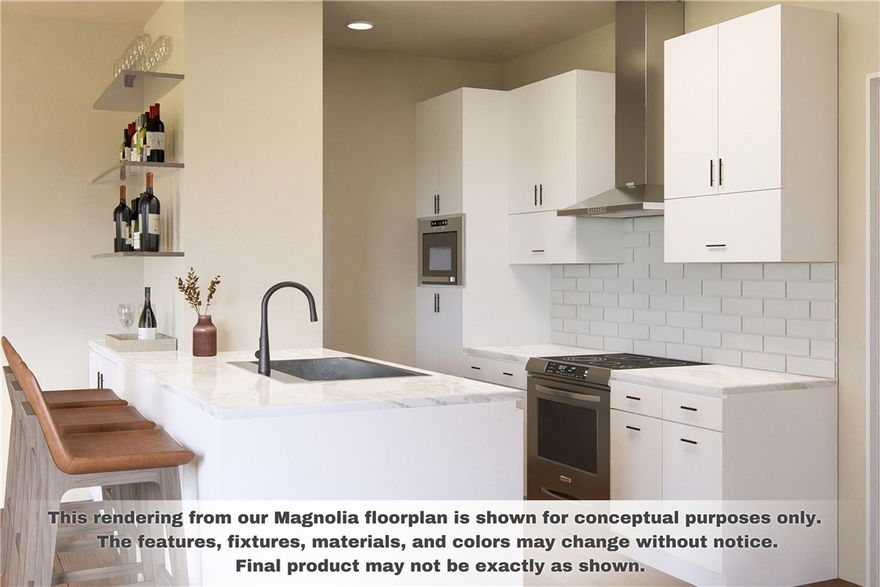 Book Your Community Tour Today!! The  three-bedroom Magnolia is the largest floorplan at Medlin Park Condominiums. This expansive plan features a generous open-concept living area that seamlessly flows into a well-appointed kitchen, ideal for entertaining and everyday living.
The primary bedroom suite is a true retreat, offering privacy and relaxation, complete with a spacious walk-in closet and en-suite bathroom. The additional bedrooms are generously sized, providing flexibility for guests, a home office, or hobbies. 
Medlin Park offers exceptional on-site amenities: a clubhouse with café area, refreshing pool, dog park, scenic fishing pond, and pickleball courts. Ideally located in southeast Bentonville, with easy access from I-49, residents will have direct access to the Greenway for walking & biking. Close to major employers like Northwest Medical and the new Walmart campus, as well as nearby attractions like Horsebarn Park, The Momentary, and downtown shopping and dining.