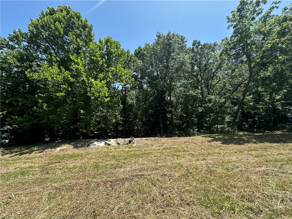 In Bella Vista but no POA dues! Beautiful large .71 of an acre lot ready for your home! Septic in place. Concrete pad in place. Community well. Ride your bike to the mountain bike trails! Close to conveniences like Bison Bike Shop, groceries, restaurants, gas stations, banking, etc. Not far from Lake Avalon and Lake Loch Lomond.