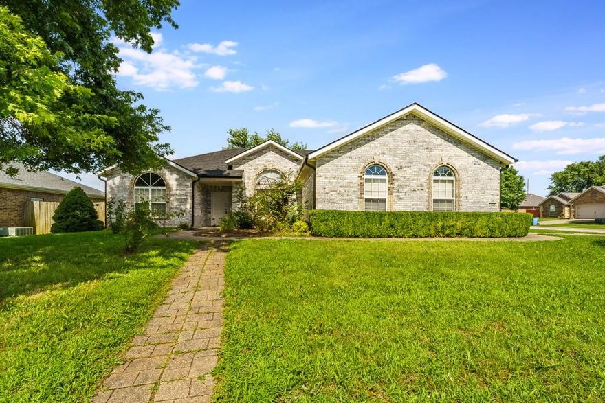 Situated on a corner lot in the sought-after Windwood Subdivision, this all-brick home offers comfort and convenience in the heart of Bentonville’s top-rated school district. Inside, enjoy fresh paint and updated wood laminate and tile flooring throughout—no carpet! The spacious formal dining room is ideal for entertaining, while the primary suite features dual closets and an oversized ensuite with double vanities. Outside, enjoy a fully fenced backyard equipped with fruit trees, raised garden beds, and an 8x10 storage shed. Relax on the West-facing back porch with your morning coffee. Just minutes from the Walmart Home Office, Osage Park, Coler Mountain Bike Preserve, Crystal Bridges, and downtown Bentonville, this home offers easy access to the city’s renowned trails, arts scene, and thriving culinary culture. Experience the best of Northwest Arkansas living in this well-maintained home.