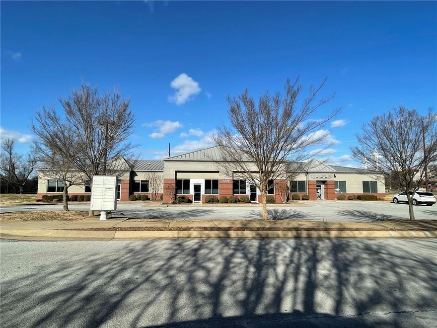 Well-positioned office building for sale in Pinnacle Hills/ Uptown District submarket in Rogers. Property
is surrounded by high-income housing and entertainment venues with amazing walkability to retail,
restaurants and to the Razorback Greenway trail system. Building can be utilized for office, medical or
daycare and is currently divided into several suites. Opportunity for income or owner/user purchase.
Financials available upon request.