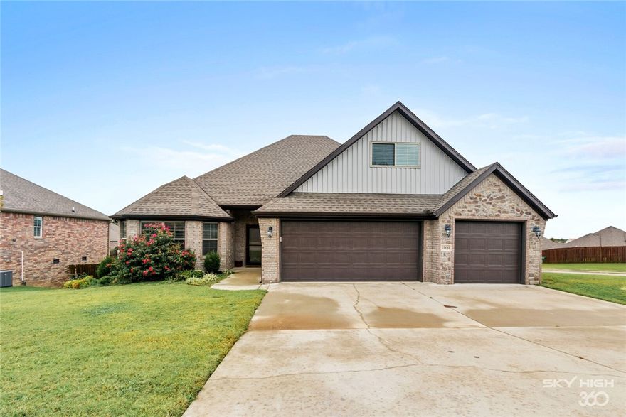 Bright and welcoming through-out, this 4 bedrooms, 3 full bath home features gorgeous interior finishes with custom cabinets, granite counters, stainless steel appliances, wood flooring, 2" faux wood blinds, privacy fenced AND a covered deck ALL on a corner lot. Come check out the huge backyard with plenty of space for outdoor activities or for kids and pets to play.