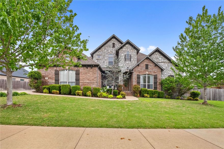 Built by Buffington in 2018 and located in the popular Lexington subdivision, this charming home offers a thoughtfully designed layout that reflects quality craftmanship throughout. The main level features an open concept design filled with natural light, 10-foot ceilings, and detailed trim work that creates a warm, polished feel. With 4 bedrooms (including 3 on the main level), 3.5 baths, two living areas, and a versatile flex space or office, there’s plenty of room to live and entertain! The spacious primary suite is privately situated on the main level and features a bay window sitting area along with a large en-suite bath. The kitchen serves as the heart of the home, showcasing a large island, granite countertops, and ample storage, all seamlessly open to the main living area. Additional highlights include a 3-car garage, covered patio, and generous storage throughout. Conveniently located in the Bentonville School District, just minutes from Bentonville West High School and the Walmart Home Office.