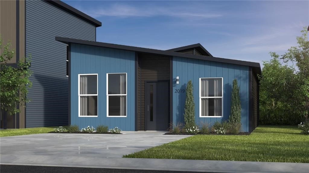Take advantage of this great price and enjoy the adorable brand new efficient home that doesn't feel small. Great use of the 801 sf with vaulted ceilings. You won't believe how spacious this home feels. This is a great option for anyone who wants to be free of maintenance and upkeep. Would also make a lovely Airbnb for weekenders. Construction will be complete in mid March. Modern, smart, affordable living! Looking for that first home, wanting to downsize and simplify, or looking for a low-maintenance investment property, Featherston Village may be exactly what you've been looking for. POA allows short, mid and long-term rentals. Never think about lawncare again! Everything you need in a great location. Wonderful new subdivision in Bentonville School District. Comes with 1-yr limited builders warranty.