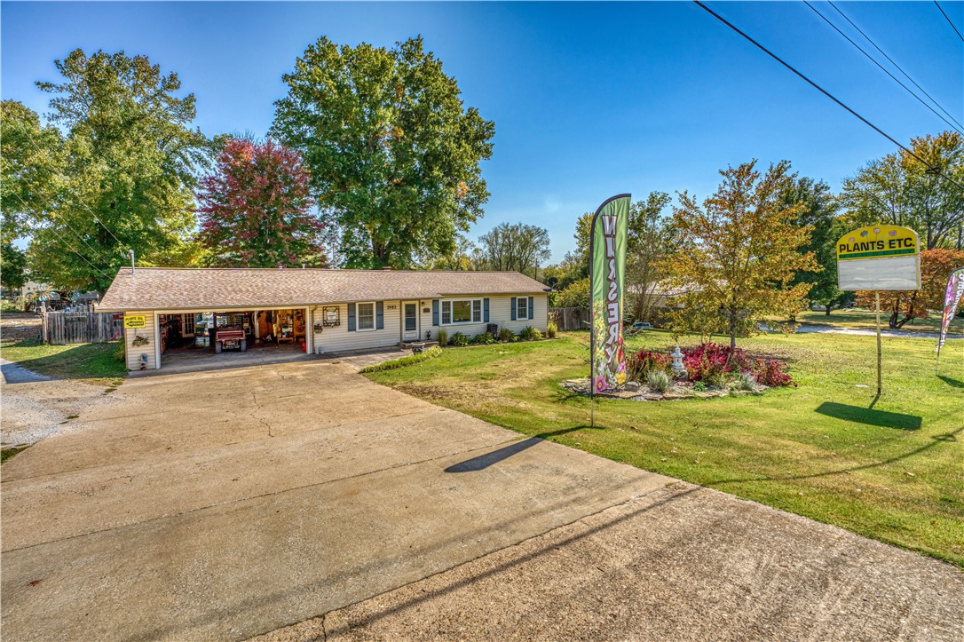 Not 1, not 2, but.... 3 HOMES AND PLANTS ETC are on this 4.01 m/l acre property! The property includes multiple homes - a 3BR/1BA, 1 BR 1.5 BA and a 3BR 1 BA for a total of 7 BR 3.5 BA - making this an ideal opportunity for owner occupancy, rental income, multiple families to live together or expansion possibilities. Plants ETC. is also included in the sale. Locals know that this is an iconic business in Harrison! A prime business opportunity that features a new 4,000 sq. ft. retail store building with valuable Hwy 7 S frontage, ensuring excellent visibility and easy access for customers and passer-bys on Hwy 7 S! The store has lean-to's on each side, the length of the building, for more retail space, is heated and has a 1/2 BA for customers plus the opportunity to expand up on a second floor. The property also has 3 greenhouses with new heaters, an office building and many outbuildings. With abundant space for further development, this property offers exceptional potential for growth in a high-traffic area.