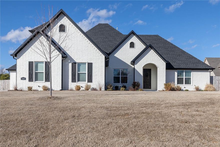 Gently lived-in, executive home, built in 2021, spacious, with a large lot and FLAT backyard! Designer touches throughout this beauty, including built-ins, upgraded appliances and attention to every detail. Three bedrooms downstairs, with ensuite bathrooms. HUGE walk-in closet off master bath, with an office/formal dining space off of the entryway. Upstairs features a large media room, w/ wet bar, a flex space at landing and a 4th bedroom/bonus room PLUS a full bath/shower combo. Backyard is perfect for a pool, pool house, playset, pickle ball court, etc.!