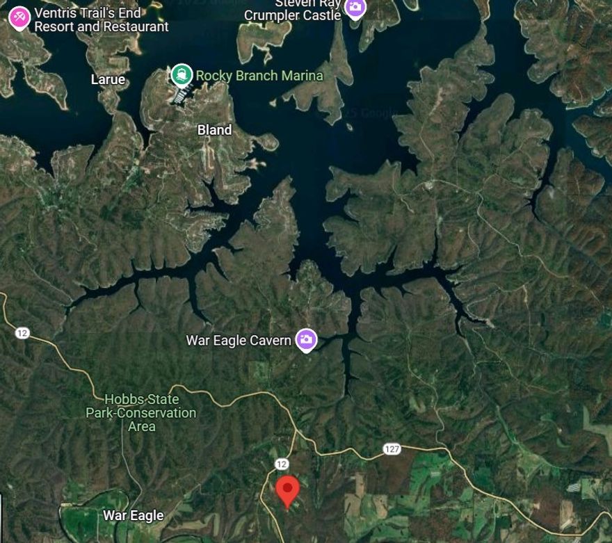 4 acre lot available for sale. Near Beaver Lake, War Eagle, and Hobbs State Park.