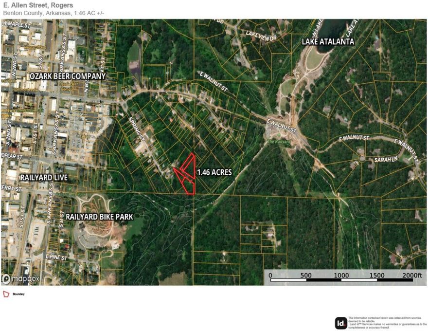 Development opportunity near downtown Rogers and several bike trails! +/- 1.47 acres total in lots 2 and 4-10 at the end of East Allen Street. These lots are currently zoned T4.1 and situated between the Railyard Bike Park and Lake Atalanta, and in proximity to/adjacent to three bike trails (Cactus, Controlled Burn, Frisco Springs). Please check out the Rogers zoning excerpt attached to listing and our interactive map at the Additional Virtual Tour link.