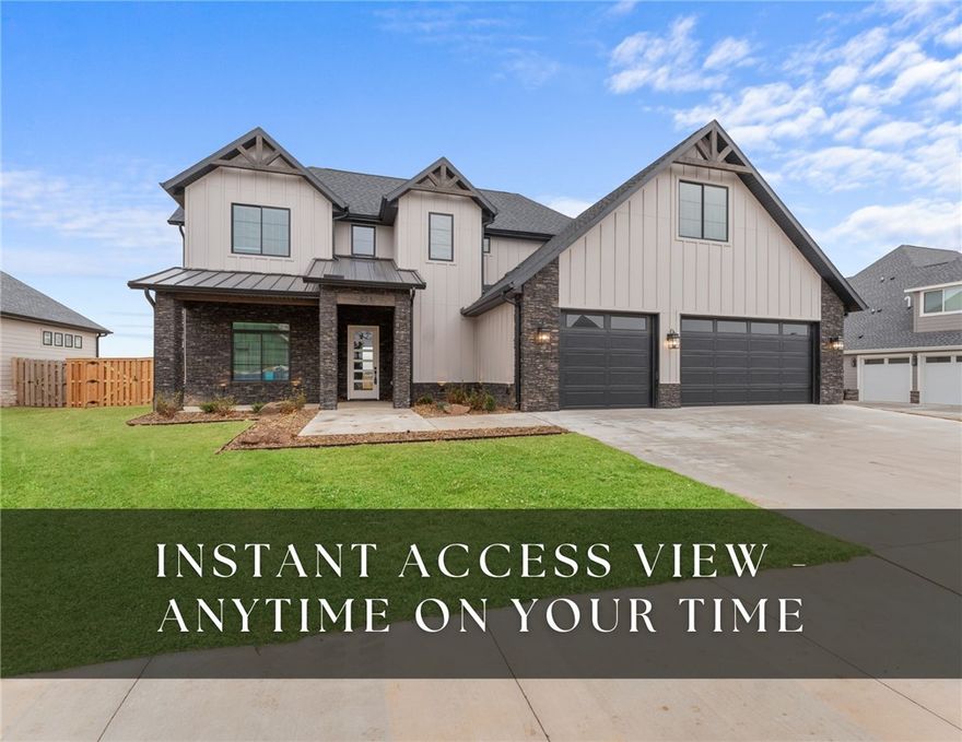 Luxury residence, ideally situated in the highly sought-after Big Sky neighborhood. Exceptional high-end finishes that define every room. Main living area is a showcase of design, featuring beautiful wood flooring, crown molding, and striking wood beams. It centers around a sleek, linear tile fireplace that is perfectly complemented by custom built-ins. The kitchen is truly a chef's ultimate dream: it boasts a massive, custom-stained island, ceiling-height cabinetry, top-tier double ovens, gas cooktop complete with a convenient pot filler. All surfaces, including the expansive backsplash, are finished in pristine quartz. The primary suite is a retreat, featuring warm wood flooring, a stylish accent wall, and a spa-like ensuite. Private bath with a deep soaking tub, a large walk-in rain shower, and a generously sized walk-in closet with extra storage. Stylish study with accent wall, bonus room and a private, fenced backyard.