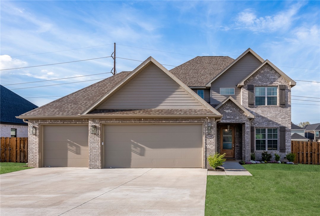 Located in West Springdaleās sought-after Benedetto subdivision, this stunning home is packed with custom upgrades and thoughtful details throughout. Enjoy an open-concept main living area featuring custom cabinetry with soft-close drawers, a chef-inspired kitchen with granite and quartz countertops, pot filler, and a walk-in pantry with an appliance shelf or coffee bar. The laundry room is spacious and functional, and thereās also a dedicated office on the main level. Beautiful wood flooring flows throughout the main floor and has been upgraded up the stairs. Upstairs features two bedrooms, a full bath, and a flexible loft area perfect for an office or playroom. TONS of storage everywhere! The oversized garage doors provide plenty of room for vehicles and storage. Step outside to a covered patio with an outdoor fireplace, ideal for year-round entertaining. Enjoy the added perks of a community pool and sport court, all in a prime location with easy access to schools, main highways, shoppping, and fun!