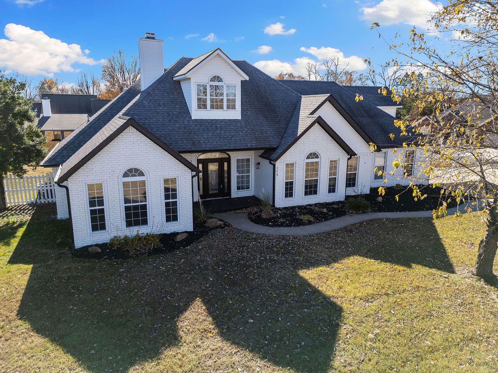 Welcome to 119 Elm St!
This beautifully updated home sits on a spacious 0.41-acre corner lot in a well-established neighborhood—with no HOA. Step inside to discover a bright, open living area and a renovated kitchen featuring stunning new granite countertops, ideal for both everyday living and entertaining.
The split floorplan offers privacy and functionality. The primary suite boasts an en-suite bathroom and a walk-in closet, while the two generously sized guest bedrooms offer ample closet space.
The showstopper of this home is the expansive second level—a versatile space perfect as a second living area, home office, or even a second primary suite.
Enjoy the outdoors on the covered patio overlooking a large, flat yard—ideal for relaxation, entertaining, or play. Additional highlights include a 2-car garage with a workshop area, plus a circular driveway that provides plenty of parking and storage.
This move-in-ready home is waiting for you—schedule your tour today and make it you