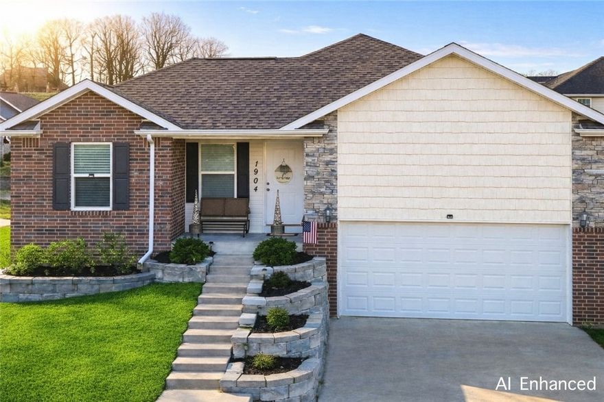 Don’t miss out on this beautiful home that was built in 2019. This very well maintained 3 bedroom 3 bath home features an open floor plan, spacious master suite with a large walk-in closet, finished basement, solar panels, and more. Located only 5 minutes away from the golf course and 30 minutes away from Branson, MO, Table Rock Lake, and Bull Shoals Lake. You won’t want to miss this beautiful home. Scheduling a tour is easy. Reach out to your agent or the listing agent before it’s too late.