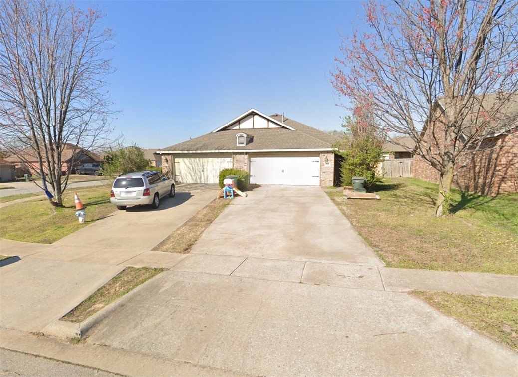Fantastic investment opportunity in West Fayetteville! This well-maintained duplex sits on a corner lot near I-49, schools, Underwood Park, and the Clabber Creek Trail Corridor. Updates include newer laminate flooring in the living room and hallway plus fresh paint in 2025. Each unit features 2 bedrooms and 1 bath on the main level with an additional bedroom and bath upstairs, offering flexible living space. A partial privacy fence adds outdoor usability, and both units are leased through July 2026, making this a solid income-producing property in a prime location.