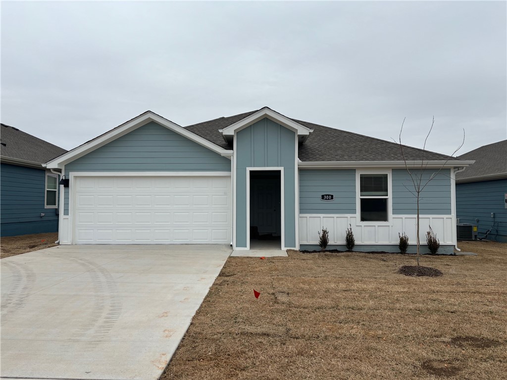 Beautiful Bellvue plan in Selah Meadows, our newest home community situated in the heart of Prairie Grove. Each home in Selah Meadows is meticulously crafted with attention to detail, creating a space that feels both luxurious and welcoming. From the moment you walk through the door, you'll be greeted by modern features and spacious layouts that cater to every lifestyle. Our homes boast premium finishes and thoughtful designs, ensuring that you'll be stepping inside your own personal oasis. These homes will be complete with LVP flooring throughout, wood shelving in all closets, pantry and utility room. Kitchen will have granite counters, 36-inch cabinets, stainless steel appliances! Ceiling fan in Living room and Bedroom One. Bedroom one bath will have granite kitchen counters, double sinks, and a walk-in shower. Home will have a Garage Door Opener, and a Landscape package. Home will have Beautiful 4 Sides Hardie Siding ®.