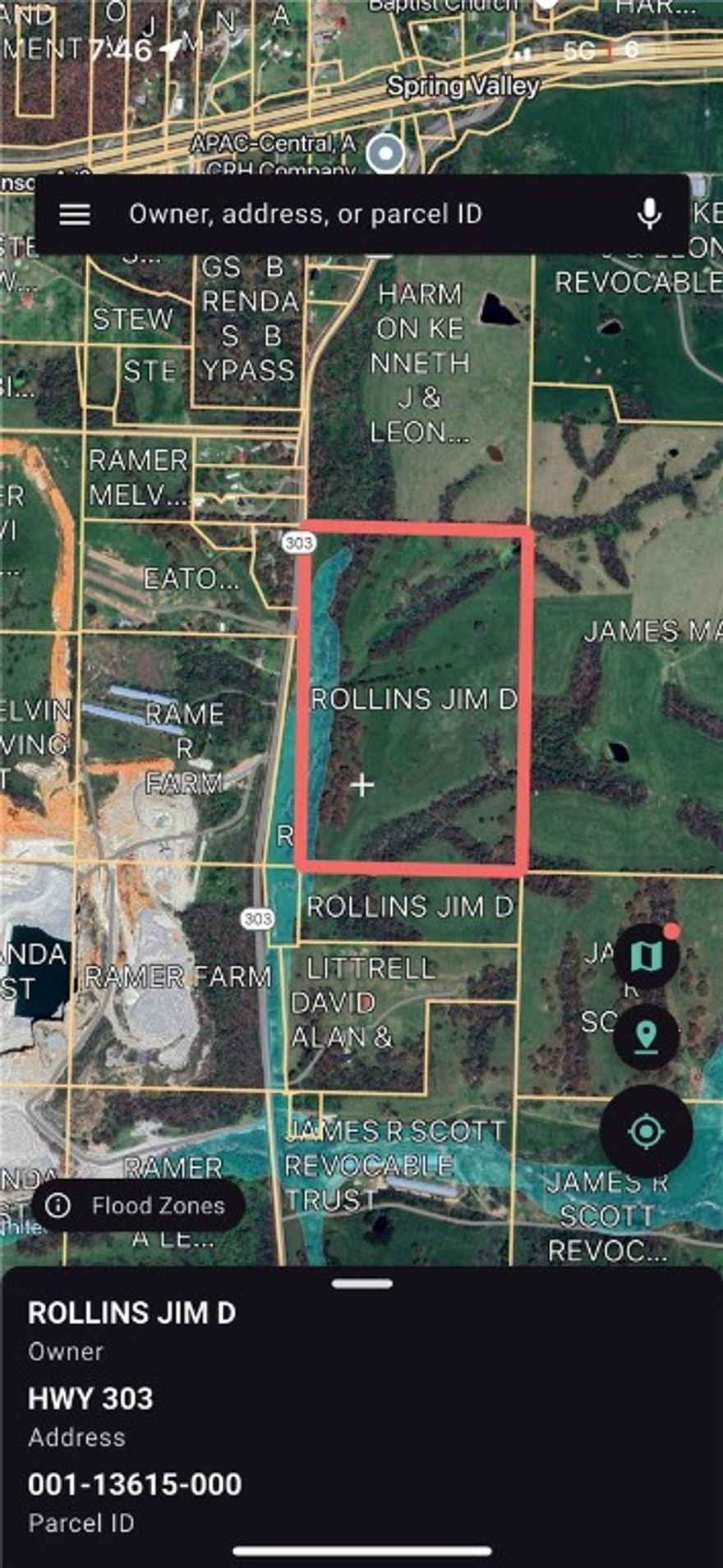 78 Acres of pasture in East Springdale/Spring Valley area. Sold before print.
