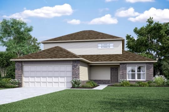 Great floor plan ! Master bedroom & bath downstairs, kitchen that is open to the living room , separate dining room , 14 x 10 uncovered patio, second story has a bonus room & two spacious bedrooms. Great deal ! Anticipated completion 2/2/18