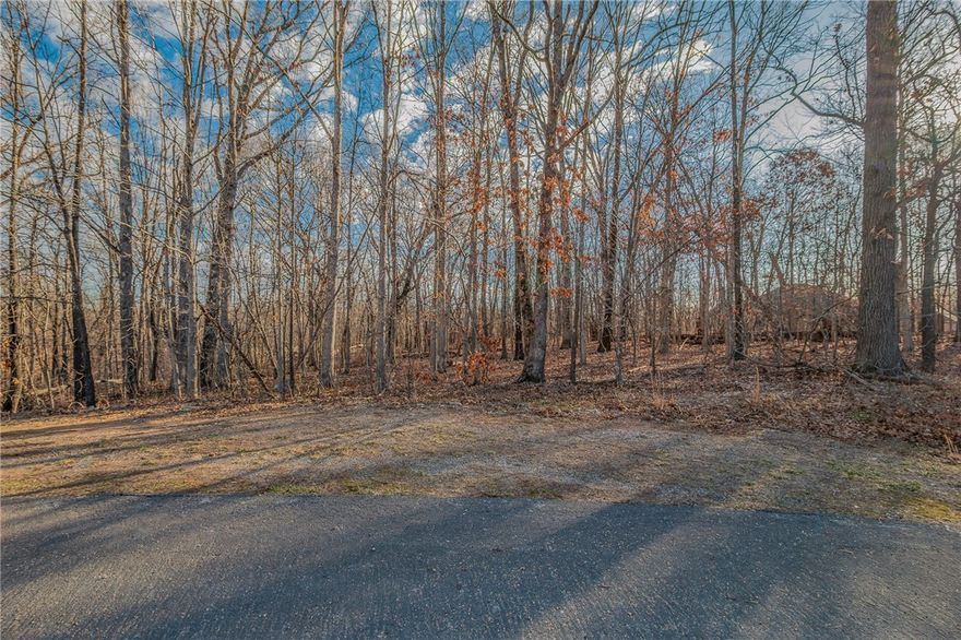 Beautiful .42 acre lot to build your dream home in Bella Vista.  Conveniently located in South Bella Vista near trails, lakes, and other community amenities. Bentonville schools.  Initial soil test showing suitability for three bedroom home is attached.