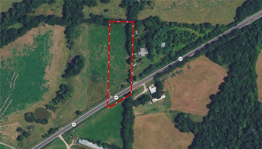 Do you want to live in the country but also want easy access to Fayetteville? Build your dream home on this beautiful 3.02 acres with a Fayetteville, Arkansas address! Located right off Highway 45, this property provides easy commute to Fayetteville, is only 15 minutes from grocery stores, and is 4 minutes from Goshen. With utilities at the street and a successful perc test in 2025, on this acreage, there is plenty of room for creating your homestead or hobby-farm. A wonderful level build site, cleared pasture, and no restrictions makes this a great place to build your home. This property is also available for subdivision. See MLS# 134443