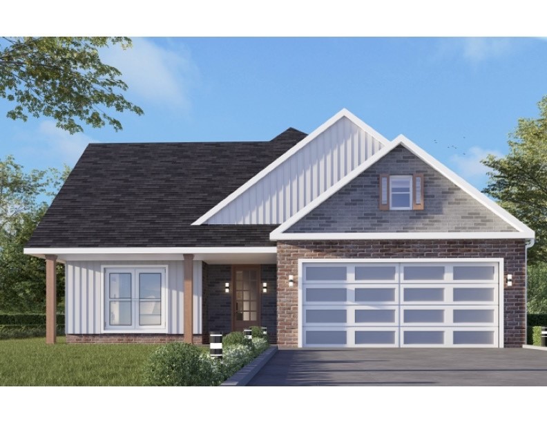 Welcome to Pea Ridge a Fast-Growing Community!Discover the perfect blend of comfort and convenience in the Yorktown subdivision, where you'll find scenic beauty, top-rated schools, and nearby parks. This Stork Plan home offers 4 spacious bedrooms, 2.5 bathrooms, and thoughtfully designed living spaces that feel bright and inviting.Step inside to luxury vinyl plank flooring and an open-concept design where the kitchen, living, and dining areas flow effortlessly together. The kitchen is a chef's dream, featuring ample storage and a walk-in shelved pantry. Outdoors, enjoy covered front and back patio--perfect for relaxation and entertaining. For a limited time rates starting at 4.99% OR $7,500 from builder & up to $4K from preferred lender. For access to see all the homes stop by the model home at 1602 Christman St. Open Monday, Tuesday,Thursday, and Friday from 10-4 and Sunday 1-4.