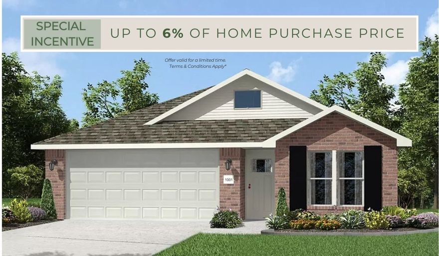 This gorgeous 4 bedroom home is ready to be filled with your family and
friends! Natural light streams into the living and kitchen area so you can
enjoy a spacious and airy family area with a dedicated dining space. Available
space is truly maximized in this home with a large walk-in master closet, a
dedicated laundry space and linen closet, and a backyard patio so you and
your family have room to breathe and grow.

*Taxes subject to change based on new construction.*