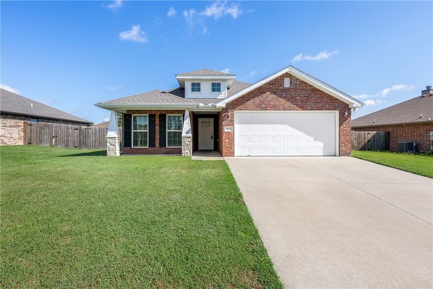 Back on the market at no fault of the seller. Welcome to this exceptional Schuber Mitchell-built home, a perfect blend of comfort and functionality. A long entryway provides a clear separation from the main living spaces, offering a sense of arrival before leading into the heart of the home. The open-concept kitchen and living area is distinguished by soaring 10-foot ceilings that create an expansive, airy feel. The chef's kitchen offers a convenient eat-in area for everyday dining and family meals. This home features a highly functional 3-bedroom, 2-bathroom split floorplan, ensuring quiet and privacy for all. The spacious primary suite is a true retreat, offering the rare convenience of two separate walk-in closets. Outside, the fully usable, flat backyard is a blank canvas, ready for a play-set, a stunning patio setup, or a future pool. This home offers a sought-after design and superior builder quality.