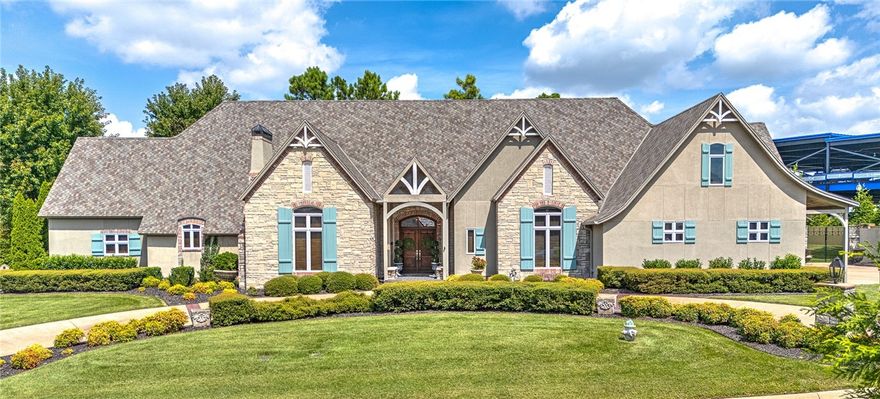 Walkable Location within a gated golf course community, this extraordinary custom-designed home by Harrison French Architecture and masterfully built by Marv Scherz spans two premium lots, offering unmatched craftsmanship and design. The French Country inspired home is highlighted by Colorado-crafted wood rafters, home showcases a chef’s dream kitchen with top-of-the-line appliances, dual islands, double sinks, and custom cabinetry with exquisite wood detail. Built-ins enhance your most cherished items. Home features a Library and home Theater, the primary suite is a retreat with soaring wood beams, a cozy fireplace, and a spa-inspired bath featuring heated floors, a steam shower, and a classic claw-foot tub. Outdoor living is equally impressive with a private backyard oasis, complete with an in-ground pool and hot tub, ideal for entertaining or relaxation. This residence seamlessly blends timeless architecture, modern luxury, and resort-style amenities in one of the area’s most coveted settings.