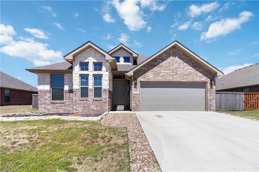 This new newly built three bedroom two bath home offers 1760 ft of living space and 10 foot ceilings in the entryway, kitchen, and master bedroom. It has dual vanities in the master bathroom. The backyard has a large concrete slab extended for parties and gatherings. The lighting inside the house and outside the house is Lutron programmable and wireless capable. Very clean turnkey home.