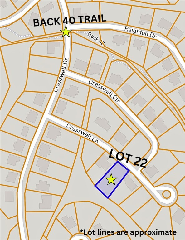 This lot has access to SEWER!!! A nice sized lot that is perfectly shaped for your new home. This lot is located very close to The Back 40 Trails and the Blowing Springs Greenway. It's on the Bentonville side of Bella Vista, allowing for quick access into Bentonville and the interstate. Bentonville schools.