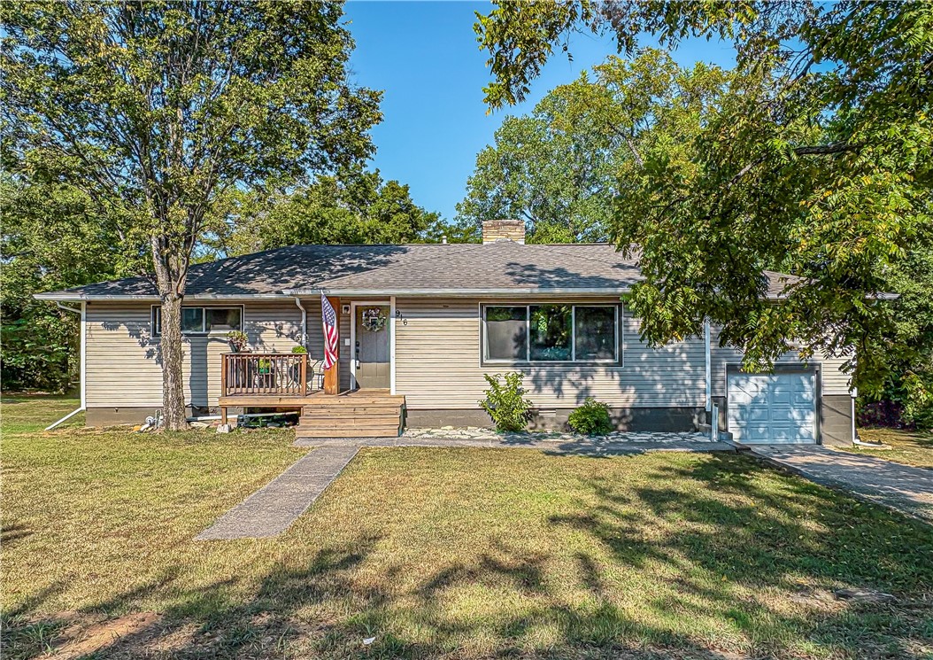 Adorable 3-bedroom home located in town for convenience to school, grocery store and other needs you may have. Updates include new windows, HVAC, Water Heater, Bathroom fixtures, light fixtures, deck, and a beautiful spacious kitchen. Enjoy the gas fireplace on those cold winter days or host family and friends in the spacious back yard. Partial basement has been updated to utilize space for utilities, laundry, storage, bonus room and a ½ bath.
